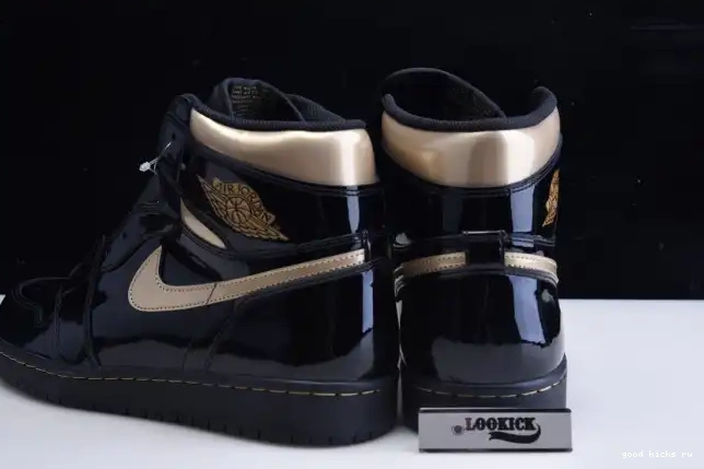 Cheap GOLD RETRO 1 HIGH JORDAN AIR BLACK 555088-032 (2020) METALLIC 0415
